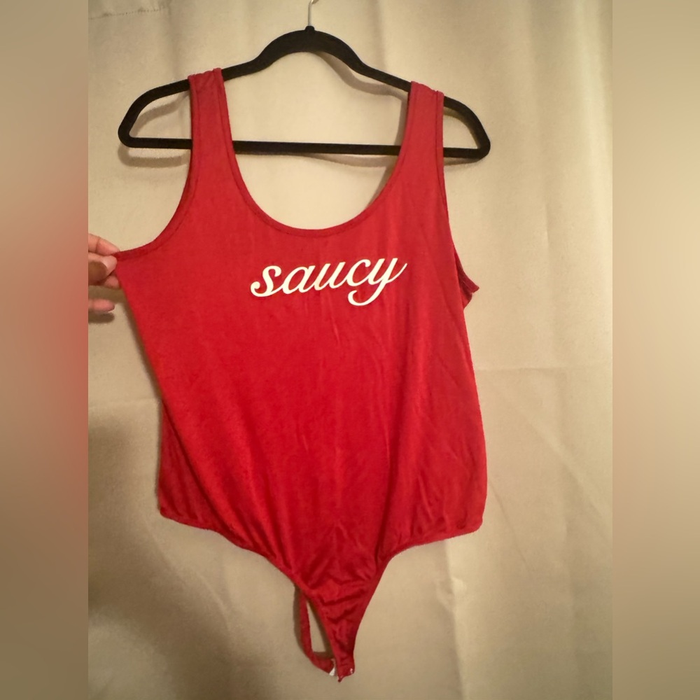 “Saucy” bodysuit by WetSeal+